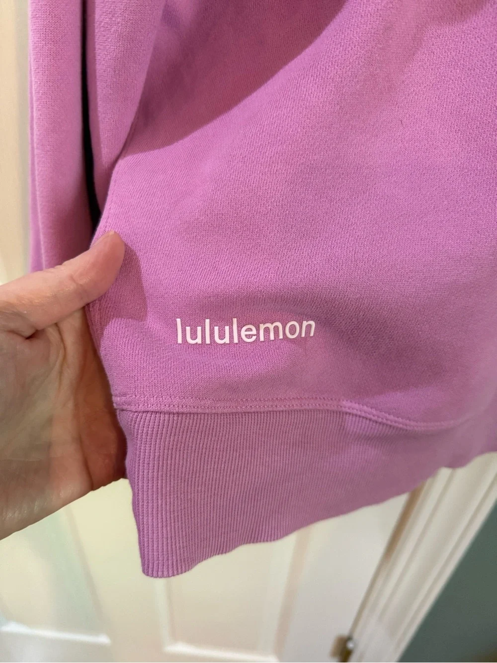 lululemon athletica Pink Crewneck Sweatshirt